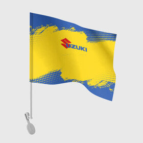 Флаг для автомобиля с принтом Suzuki Сузуки (Z) в Кировске, 100% полиэстер | Размер: 30*21 см | auto | grand vitara | suzuki | sx4 | авто | автомобиль | ам | витара | машина | сузуки | сх4