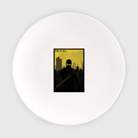 Тарелка с принтом Deus Ex MD в Кировске, фарфор | диаметр - 210 мм
диаметр для нанесения принта - 120 мм | cyberpunk | deus ex | game | games | адам дженсен | будущее | деус екс | деус экс | игра | игры | киберпанк