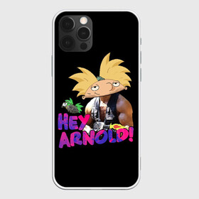 Чехол для iPhone 12 Pro Max с принтом Hey Arnold (Predator) в Кировске, Силикон |  | Тематика изображения на принте: arnie | arnold | burt | gerald | hey | johanssen | martin | nickelodeon | predator | арни | арнольд | берт | джеральд | джохансен | мартин | мульт | мультфильм | никелодеон | хищник | шварценеггер | эй