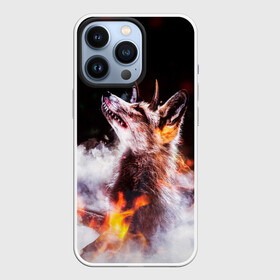 Чехол для iPhone 13 Pro с принтом Лиса с рогами в Кировске,  |  | fox | foxy | животное | звери | лиса | лисенок | лисичка | милая | рыжая | фокс