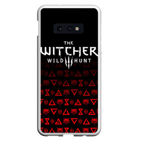 Чехол для Samsung S10E с принтом THE WITCHER [1] в Кировске, Силикон | Область печати: задняя сторона чехла, без боковых панелей | the witcher | the witcher wild hunt | ведьмак | ведьмак 3: дикая охота