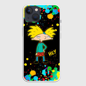 Чехол для iPhone 13 с принтом Эй, Арнольд   Hey, Arnold в Кировске,  |  | arnold shortman | helga pataki | hey | hey arnold | nickelodeon | арнольд | арнольд шортмэн | гарольд | детям | джеральд | мальчик | мультфильм | никелодеон | парень | репоголовый | ронда | сидни | старые мультики | стинки