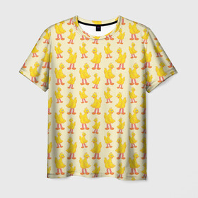 Мужская футболка 3D с принтом Маленькие УтЯта в Кировске, 100% полиэфир | прямой крой, круглый вырез горловины, длина до линии бедер | желтый | маленькие | разное | утки | утята