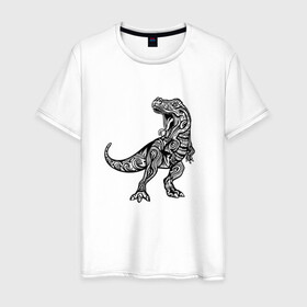 Мужская футболка хлопок с принтом Тираннозавр узор Мандала в Кировске, 100% хлопок | прямой крой, круглый вырез горловины, длина до линии бедер, слегка спущенное плечо. | art | ethnic | grunge | mandala | pattern | pop culture | rex | science | t rex | tribal | tyrannosaurus rex | vintage | арт | вензеля | винтаж | гранж | динозавр | наука | паттерн | популярная культура | теропод | ти рекс | тиранозавр | тирекс | хищник |