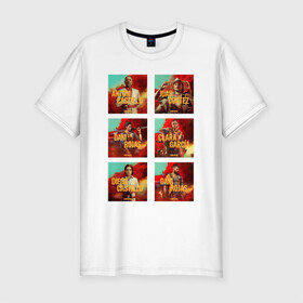 Мужская футболка хлопок Slim с принтом Far Cry Posters в Кировске, 92% хлопок, 8% лайкра | приталенный силуэт, круглый вырез ворота, длина до линии бедра, короткий рукав | games | poster | ubisoft | дани | диего | яра