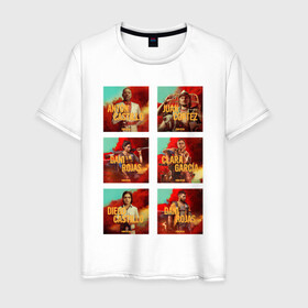 Мужская футболка хлопок с принтом Far Cry Posters в Кировске, 100% хлопок | прямой крой, круглый вырез горловины, длина до линии бедер, слегка спущенное плечо. | games | poster | ubisoft | дани | диего | яра
