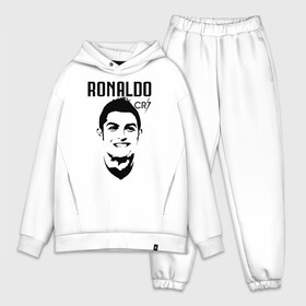 Мужской костюм хлопок OVERSIZE с принтом Cristiano Ronaldo cr7 профиль в Кировске,  |  | 7 | champion | cr7 | cristiano ronaldo | fifa | football | football club | juventus | soccer | uefa | игра | криштиану роналду | лига чемпионов | реал мадрид | сборная португалии | спорт | уефа | фифа | фк | футбол | футболь