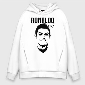 Мужское худи Oversize хлопок с принтом Cristiano Ronaldo cr7 профиль в Кировске, френч-терри — 70% хлопок, 30% полиэстер. Мягкий теплый начес внутри —100% хлопок | боковые карманы, эластичные манжеты и нижняя кромка, капюшон на магнитной кнопке | 7 | champion | cr7 | cristiano ronaldo | fifa | football | football club | juventus | soccer | uefa | игра | криштиану роналду | лига чемпионов | реал мадрид | сборная португалии | спорт | уефа | фифа | фк | футбол | футболь