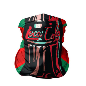 Бандана-труба 3D с принтом Loca-Cola в Кировске, 100% полиэстер, ткань с особыми свойствами — Activecool | плотность 150‒180 г/м2; хорошо тянется, но сохраняет форму | coca cola | cocacola | pepsi | пепси