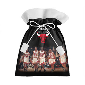 Подарочный 3D мешок с принтом CHICAGO BULLS [3] в Кировске, 100% полиэстер | Размер: 29*39 см | Тематика изображения на принте: basketball | bulls | chicago | chicago bulls | jordan | nba | баскетбол | джордан | нба | чикаго буллз