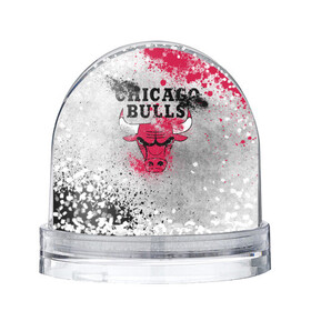 Игрушка Снежный шар с принтом CHICAGO BULLS [8] в Кировске, Пластик | Изображение внутри шара печатается на глянцевой фотобумаге с двух сторон | basketball | bulls | chicago | chicago bulls | jordan | nba | баскетбол | джордан | нба | чикаго буллз