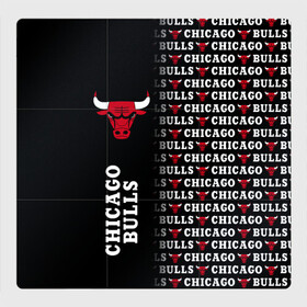 Магнитный плакат 3Х3 с принтом CHICAGO BULLS [7] в Кировске, Полимерный материал с магнитным слоем | 9 деталей размером 9*9 см | basketball | bulls | chicago | chicago bulls | jordan | nba | баскетбол | джордан | нба | чикаго буллз