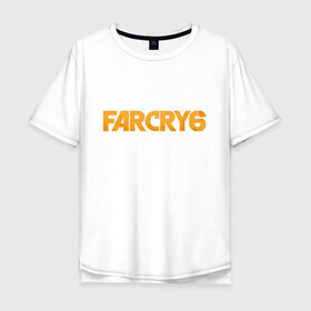 Мужская футболка хлопок Oversize с принтом FC6 Logo в Кировске, 100% хлопок | свободный крой, круглый ворот, “спинка” длиннее передней части | far cry | fc6 | gamer | games | ubisoft | фар край | яра