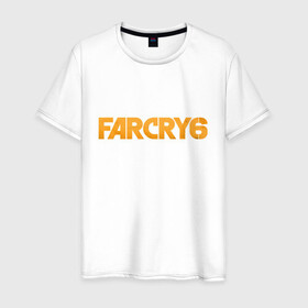 Мужская футболка хлопок с принтом FC6 Logo в Кировске, 100% хлопок | прямой крой, круглый вырез горловины, длина до линии бедер, слегка спущенное плечо. | far cry | fc6 | gamer | games | ubisoft | фар край | яра