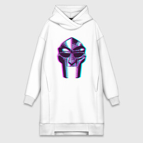 Платье-худи хлопок с принтом MF Doom Mask в Кировске,  |  | doom | hip hop | mf doom | music | rap | rip | маска | микрофон | музыка | рэп | рэпер | стиль | хип хоп