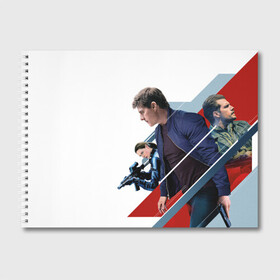 Альбом для рисования с принтом Mission: Impossible Art в Кировске, 100% бумага
 | матовая бумага, плотность 200 мг. | актер | миссия невыполнима | фильм