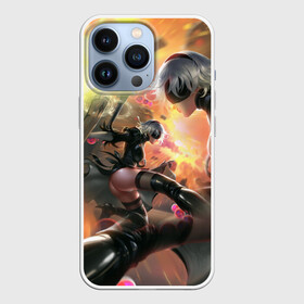 Чехол для iPhone 13 Pro с принтом 2B | Nier Automata (Z) в Кировске,  |  | Тематика изображения на принте: 2b | automata | bayonetta | drakengard | nier | nier automata | rpg | yorha | yorha 2b | компьютерная игра | ниэр | рпг