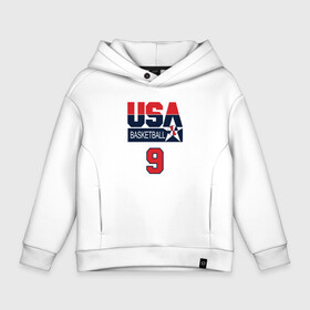 Детское худи Oversize хлопок с принтом USA Basketball в Кировске, френч-терри — 70% хлопок, 30% полиэстер. Мягкий теплый начес внутри —100% хлопок | боковые карманы, эластичные манжеты и нижняя кромка, капюшон на магнитной кнопке | basketball | game | nba | sport | streetball | usa | баскетбол | баскетболист | игра | игрок | мяч | нба | спорт | стритбол | сша | тренер