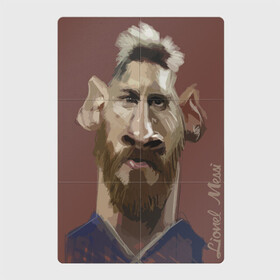 Магнитный плакат 2Х3 с принтом Messi в Кировске, Полимерный материал с магнитным слоем | 6 деталей размером 9*9 см | barcelona | football | forward | messi | star | барселона | звезда | месси | нападающий | футбол
