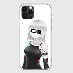 Чехол для iPhone 12 Pro Max с принтом A2 | WAIFU в Кировске, Силикон |  | 2a | 2б | ahegao | anime | automata | b2 | cyber | emil | girl | girls | glitch | hikka | neon | nier | senpai | waifu | yorha | а2 | аниме | ахегао | вайфу | глитч | глич | девушка | кибер | манга | неон | семпай | сенпай | тян | тяночка | 