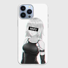 Чехол для iPhone 13 Pro Max с принтом A2 | WAIFU в Кировске,  |  | 2a | 2б | ahegao | anime | automata | b2 | cyber | emil | girl | girls | glitch | hikka | neon | nier | senpai | waifu | yorha | а2 | аниме | ахегао | вайфу | глитч | глич | девушка | кибер | манга | неон | семпай | сенпай | тян | тяночка | 