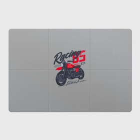 Магнитный плакат 3Х2 с принтом Racing 85 в Кировске, Полимерный материал с магнитным слоем | 6 деталей размером 9*9 см | Тематика изображения на принте: bike | custom | байк | байкер | кастом | мото | мотокросс | мотоцикл | скорость