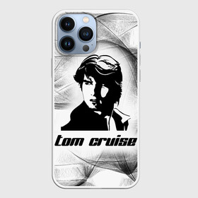 Чехол для iPhone 13 Pro Max с принтом Tom Cruise (famous actor) в Кировске,  |  | black and white | famous actor | hollywood actor | tom cruise | tom cruise lettering | tom cruise print | актер голливуда | известный актер | надпись том круз | принт том круз | том круз | черный и белый