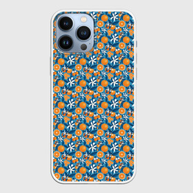 Чехол для iPhone 13 Pro Max с принтом АПЕЛЬСИННЫЙ ПАТТЕРН | ФРУКТЫ в Кировске,  |  | 2021 | fruit | pattern | summer | апельсины | лето | паттерн | фрукты | цитрус | цитрусовые фрукты