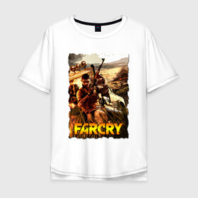 Мужская футболка хлопок Oversize с принтом FARCRY Fortune’s в Кировске, 100% хлопок | свободный крой, круглый ворот, “спинка” длиннее передней части | farcry | fc 5 | fc5 | фар край