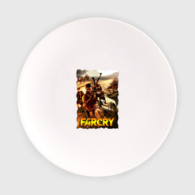 Тарелка с принтом FARCRY Fortune’s в Кировске, фарфор | диаметр - 210 мм
диаметр для нанесения принта - 120 мм | Тематика изображения на принте: farcry | fc 5 | fc5 | фар край