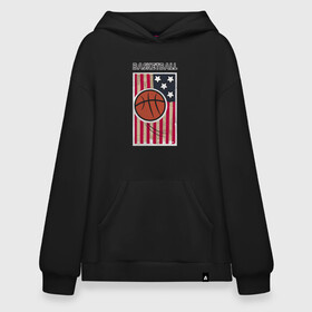 Худи SuperOversize хлопок с принтом USA Basketball в Кировске, 70% хлопок, 30% полиэстер, мягкий начес внутри | карман-кенгуру, эластичная резинка на манжетах и по нижней кромке, двухслойный капюшон
 | basketball | game | nba | sport | streetball | баскетбол | баскетболист | игра | игрок | мяч | нба | спорт | стритбол | тренер