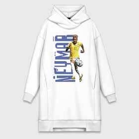 Платье-худи хлопок с принтом Neymar в Кировске,  |  | football | forward | neymar | star | звезда | неймар | форвард | футбол