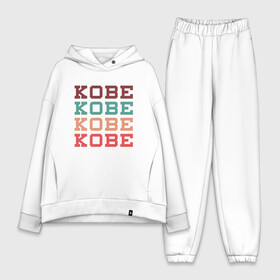 Женский костюм хлопок Oversize с принтом Kobe в Кировске,  |  | basketball | bryant | game | james | kobe | lakers | lebron | los angeles | nba | sport | streetball | баскетбол | баскетболист | брайант | джеймс | игра | игрок | коби | леброн | лейкерс | лос анджелес | мяч | нба | спорт | стритбол