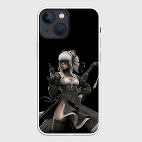 Чехол для iPhone 13 mini с принтом Nier: Automata в Кировске,  |  | Тематика изображения на принте: automata | game | nier | robots | yorha | андроид | аниме | воин | девушка | игра | нир | робот | самурай | экшн