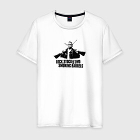 Мужская футболка хлопок с принтом Винни Джонс  в Кировске, 100% хлопок | прямой крой, круглый вырез горловины, длина до линии бедер, слегка спущенное плечо. | боевик | винни джонс | гай ричи | герой | кино | фильм