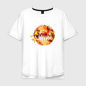 Мужская футболка хлопок Oversize с принтом Гавайи в Кировске, 100% хлопок | свободный крой, круглый ворот, “спинка” длиннее передней части | beach | hawaii | palm | sea | summer | tropical | волны | гавайи | жара | летние | лето | море | пальмы | пляж | тропический