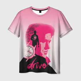 Мужская футболка 3D с принтом drive в Кировске, 100% полиэфир | прямой крой, круглый вырез горловины, длина до линии бедер | drive | драйв | кино | райан гослинг | фильмы