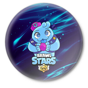 Значок с принтом SQUEAK BRAWL STARS СКВИК в Кировске,  металл | круглая форма, металлическая застежка в виде булавки | belle | brawl stars | kids | squeak | белль | бравл старс | бравлеры | детские игры | детям | логотипы игр | мифический боец | морской бравлер | персонажи игр | сквик | скуик