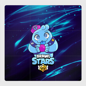 Магнитный плакат 3Х3 с принтом SQUEAK BRAWL STARS СКВИК в Кировске, Полимерный материал с магнитным слоем | 9 деталей размером 9*9 см | belle | brawl stars | kids | squeak | белль | бравл старс | бравлеры | детские игры | детям | логотипы игр | мифический боец | морской бравлер | персонажи игр | сквик | скуик