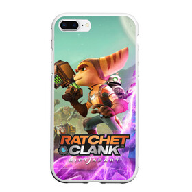 Чехол для iPhone 7Plus/8 Plus матовый с принтом Ratchet & Clank: Rift Apart в Кировске, Силикон | Область печати: задняя сторона чехла, без боковых панелей | action | animals | nextgen | pc | playstation | ps 5 | ratchet and clank rift apart | robot | sony | steam | top | valve | video games | weapon | xbox | валв | видео игры | животные | иксбокс | некстген | оружие | пк | плейстейшен | пс 5 | робот 