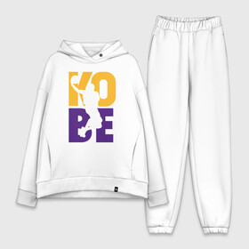 Женский костюм хлопок Oversize с принтом Kobe Bryant в Кировске,  |  | basketball | bryant | game | james | kobe | lakers | lebron | los angeles | nba | sport | streetball | баскетбол | баскетболист | брайант | джеймс | игра | игрок | коби | леброн | лейкерс | лос анджелес | мяч | нба | спорт | стритбол