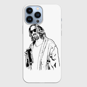 Чехол для iPhone 13 Pro Max с принтом Большой Лебовски | Big Lebowski в Кировске,  |  | abide | big | dude | jeff | lebowski | the | большой | лебовски | фильм | чувак