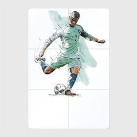 Магнитный плакат 2Х3 с принтом Ronaldo в Кировске, Полимерный материал с магнитным слоем | 6 деталей размером 9*9 см | Тематика изображения на принте: celebrity | football | forward | ronaldo | star | звезда | знаменитость | роналду | форвард | футбол