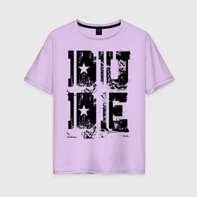 Женская футболка хлопок Oversize с принтом Dude в Кировске, 100% хлопок | свободный крой, круглый ворот, спущенный рукав, длина до линии бедер
 | big lebowski | dude | hype | большой лебовски | хайп | чувак