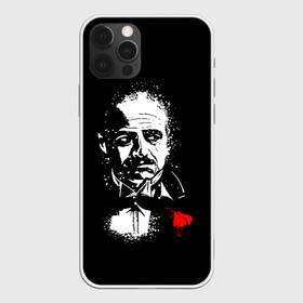 Чехол для iPhone 12 Pro с принтом The Godfather / Крестный отец в Кировске, силикон | область печати: задняя сторона чехла, без боковых панелей | Тематика изображения на принте: corleone | gotfather | the godfather | vito andolini corleone | дон вито корлеоне | карлеоне | крестный отец | мафия | старые фильмы | татталья