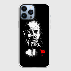 Чехол для iPhone 13 Pro Max с принтом The Godfather   Крестный отец в Кировске,  |  | Тематика изображения на принте: corleone | gotfather | the godfather | vito andolini corleone | дон вито корлеоне | карлеоне | крестный отец | мафия | старые фильмы | татталья