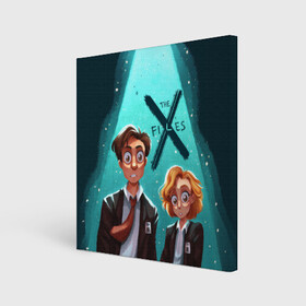 Холст квадратный с принтом Fox Mulder and Dana Scully в Кировске, 100% ПВХ |  | dana | dana scully | fbi | fox | fox mulder | i want to believe | mulder | scully | the truth is out there | the x files | trust no one | x file | xfile | дана | дана скалли | малдер | секретные материалы | скалли | фбр | фокс | фокс малдер | х файл | хфа