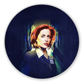 Коврик для мышки круглый с принтом Dana Scully в Кировске, резина и полиэстер | круглая форма, изображение наносится на всю лицевую часть | dana | dana scully | fbi | fox | fox mulder | i want to believe | mulder | scully | the truth is out there | the x files | trust no one | x file | xfile | дана | дана скалли | малдер | секретные материалы | скалли | фбр | фокс | фокс малдер | х файл | хфа