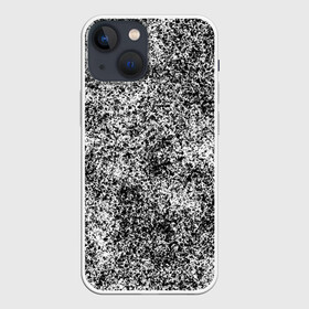 Чехол для iPhone 13 mini с принтом Small scale camouflage в Кировске,  |  | абстракция | грязь | камуфляж | пятна | черно белый