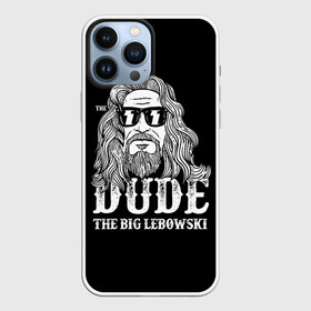 Чехол для iPhone 13 Pro Max с принтом Dude the Big Lebowski в Кировске,  |  | Тематика изображения на принте: dude | jeff bridges | the big lebowski | блики | большой лебовский | джефф бриджес | молния | фильм | чувак